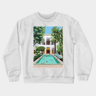 Marrakech Riad Crewneck Sweatshirt